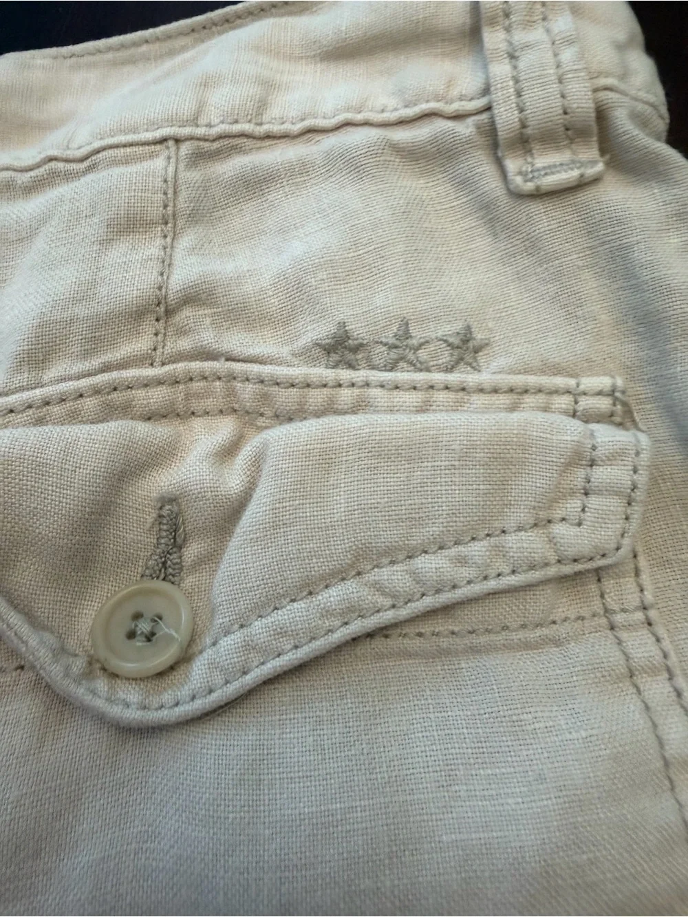JOHN VARVATOS Johnny Linen Flat Front Shorts